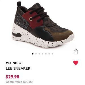 Mixed Texture Sneakers